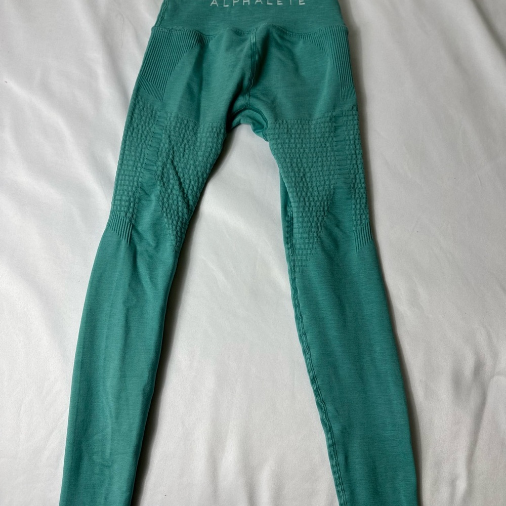 Women’s  Teal Leggings - Picture 2 of 2